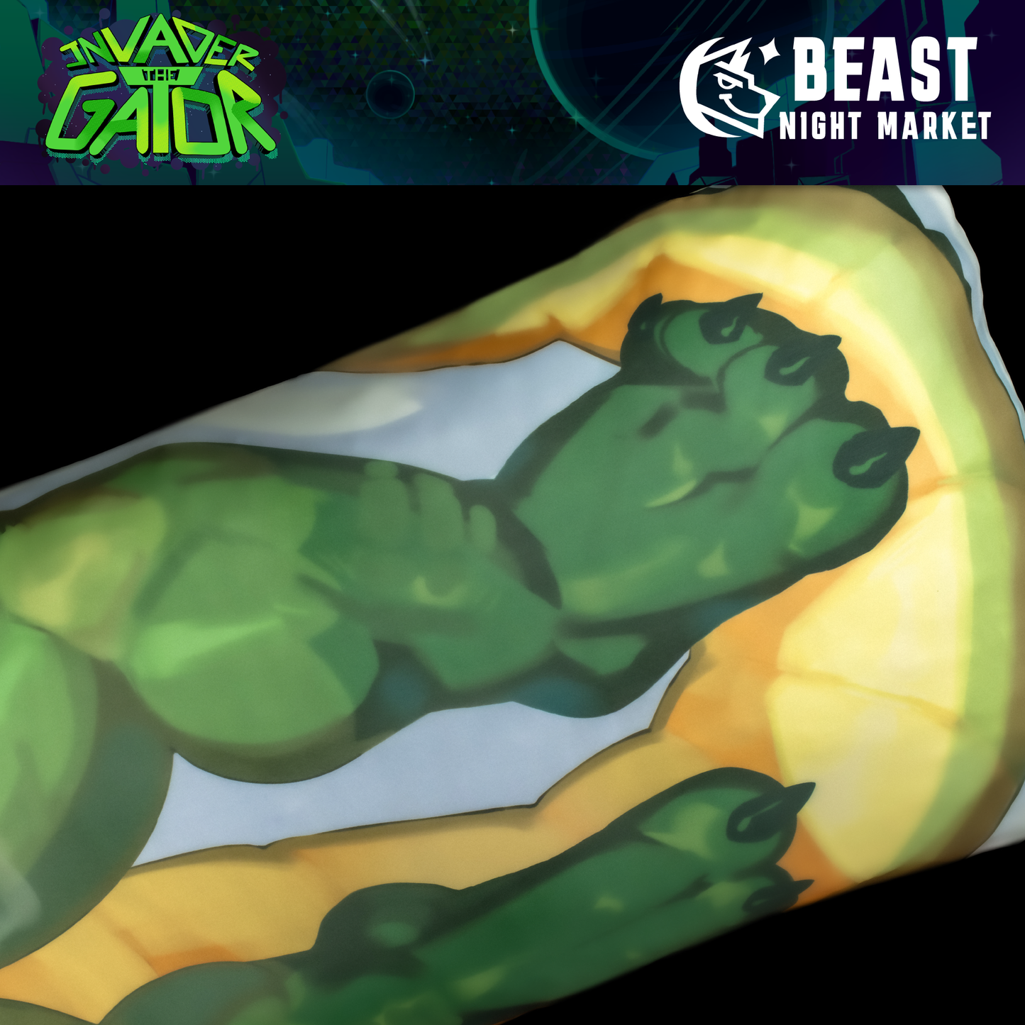 Invader The Gator: Dakimakura