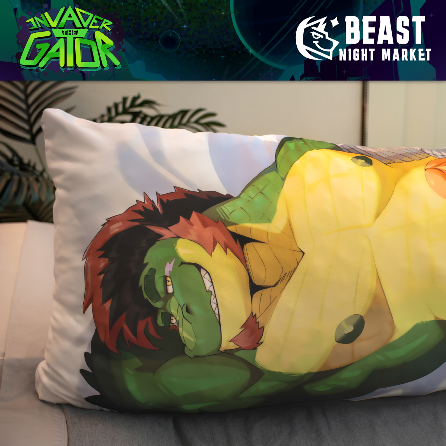 Invader The Gator: Dakimakura