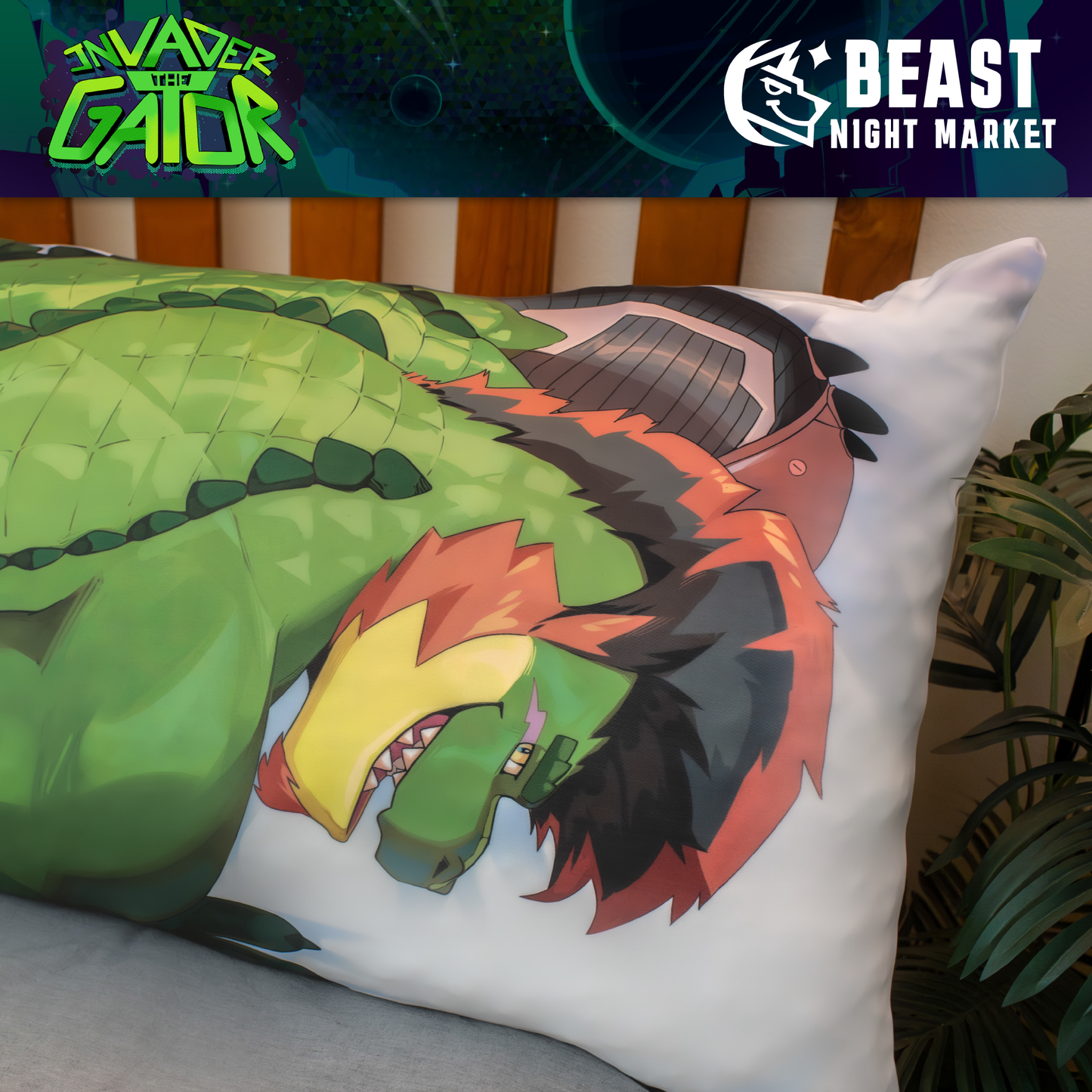 Invader The Gator: Dakimakura